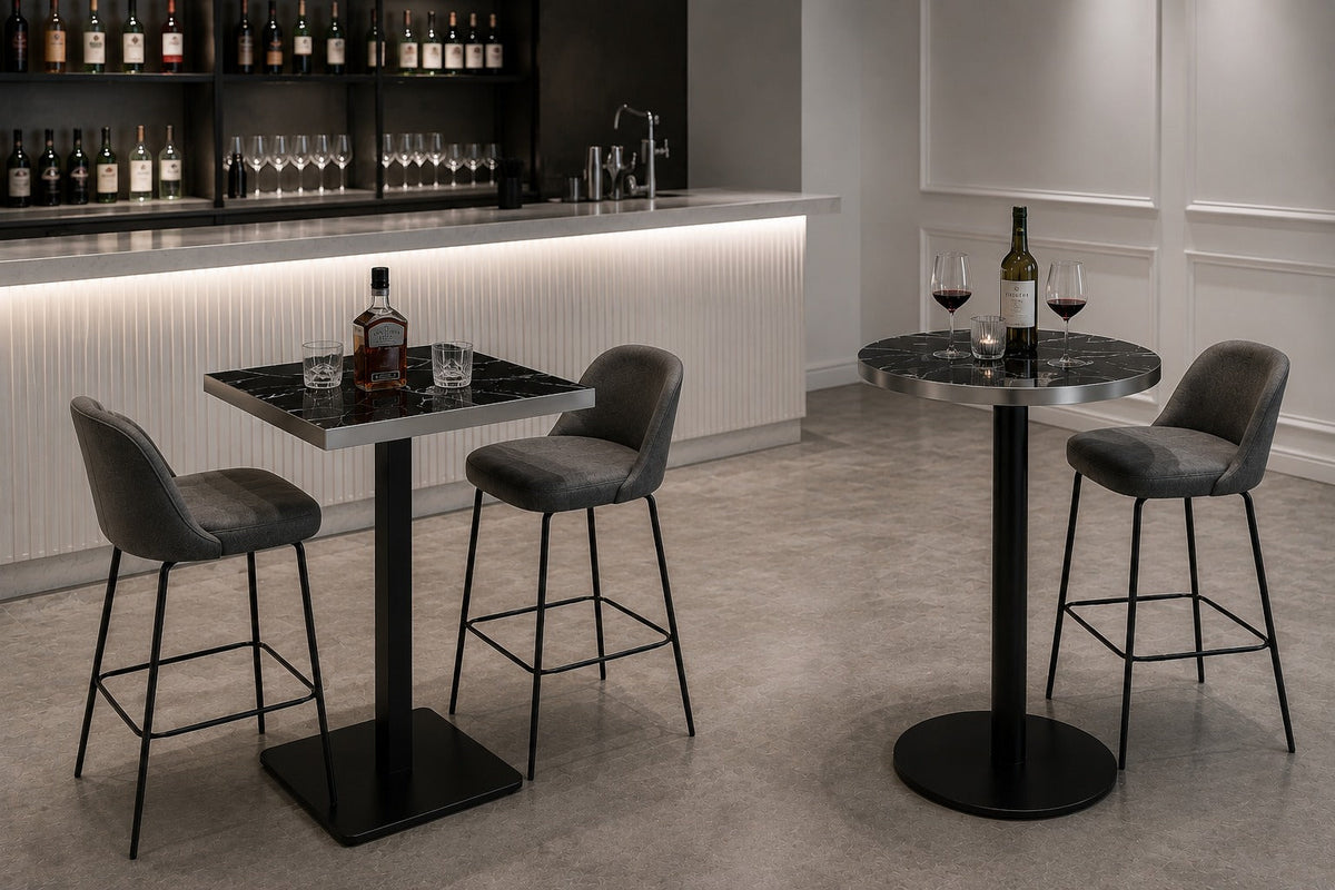WHAT HEIGHT SHOULD A COCKTAIL TABLE BE AT AND WHY