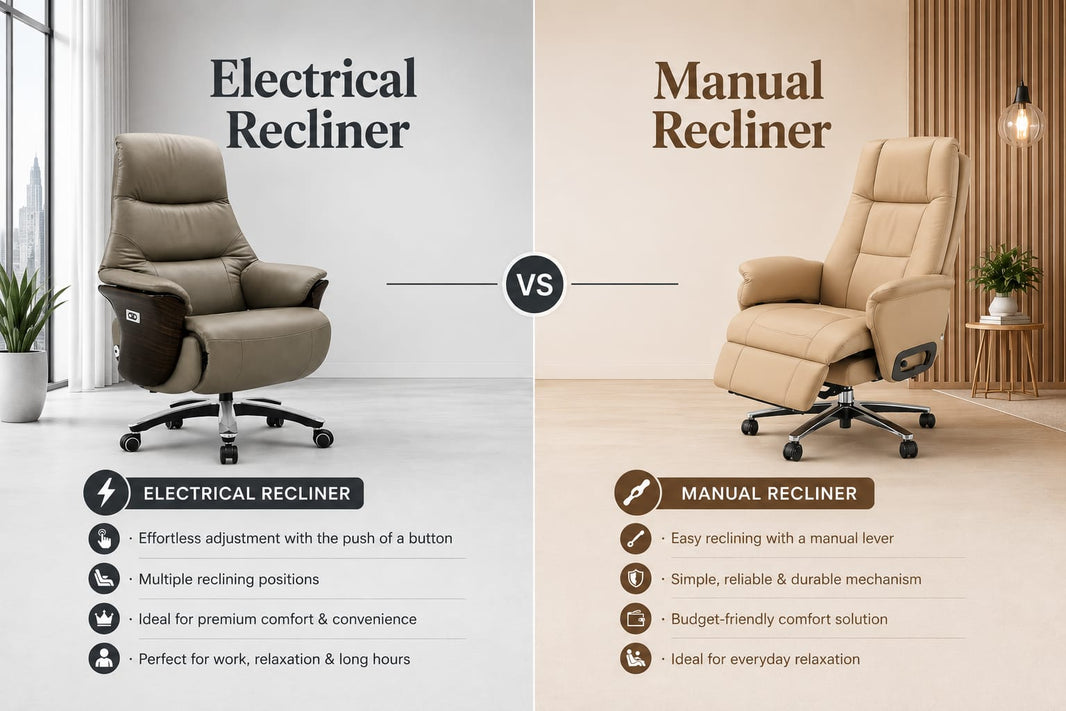 ELECTRIC RECLINER VS REGULAR RECLINER : WHAT'S THE REAL DIFFERENCE?