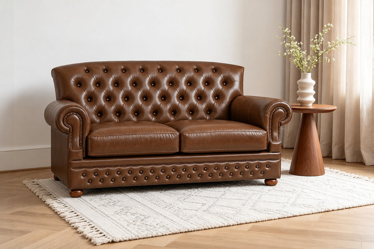 HOW TO STYLE A BRITISH STYLE CHESTERFIELD SOFA