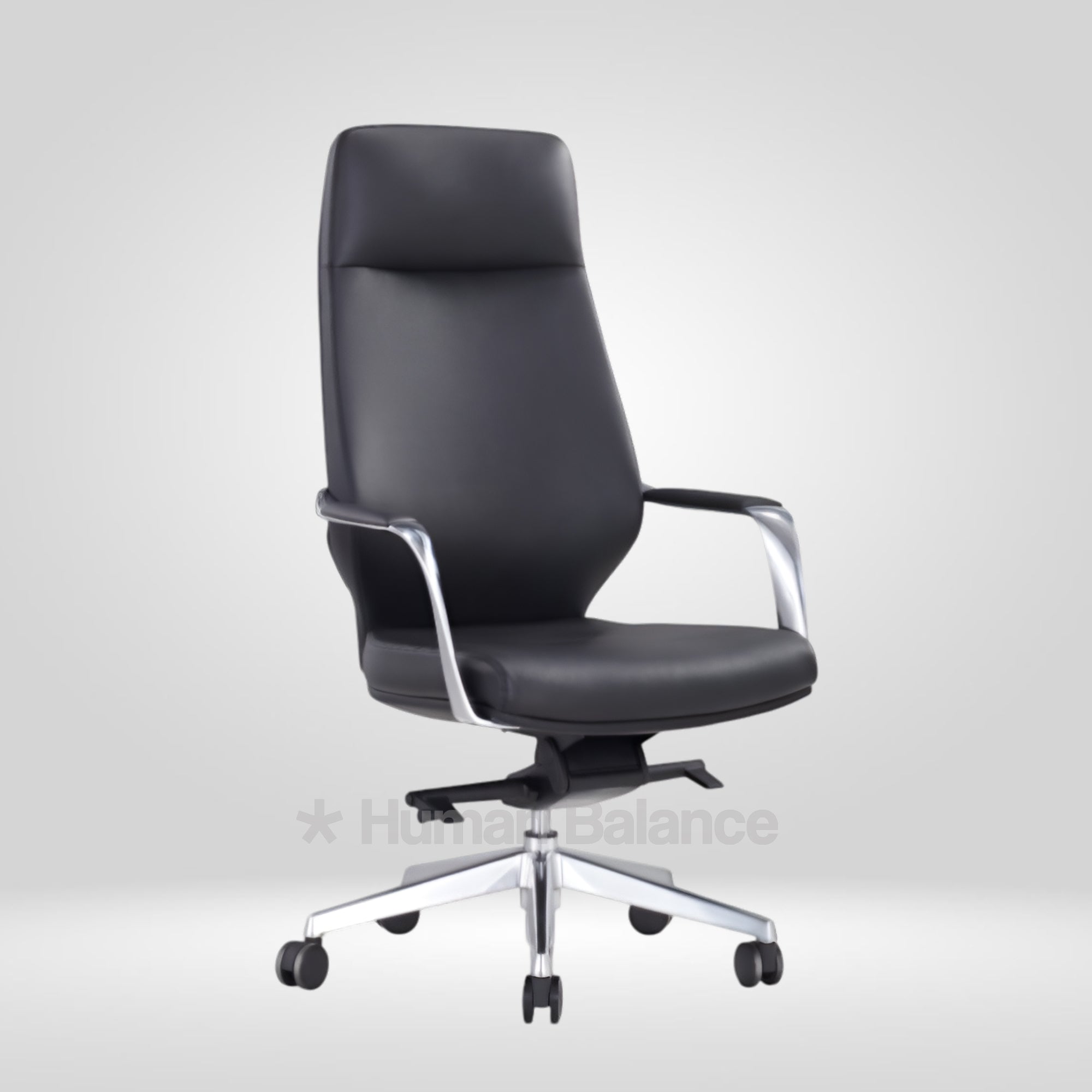 Rossini Black HB Genuine Leather