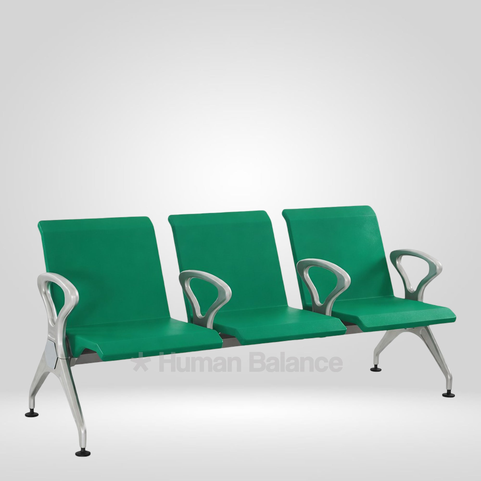 Metrix Green 3 Seater Waiting Bench