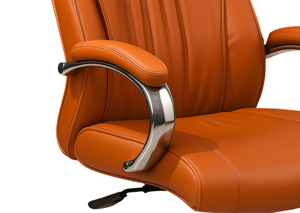 Cushioned Metal Arms