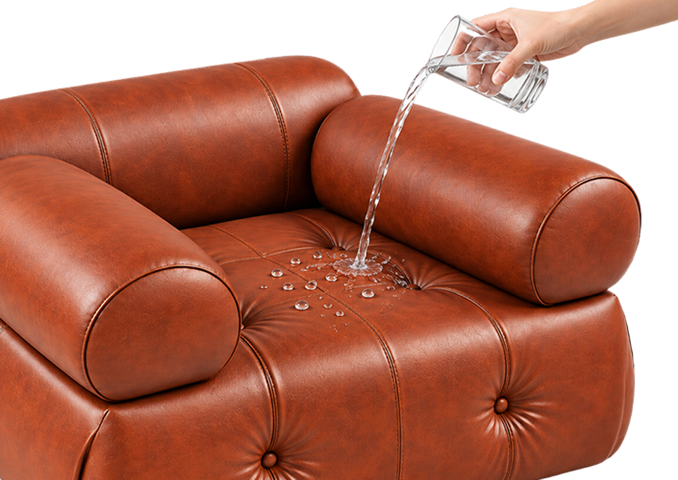 Water Repellent Faux Leather Upholstery