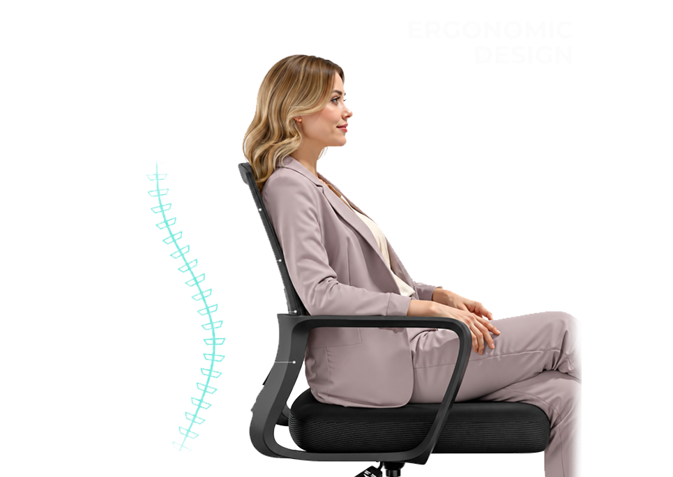Posture Oriented Upright Backrest