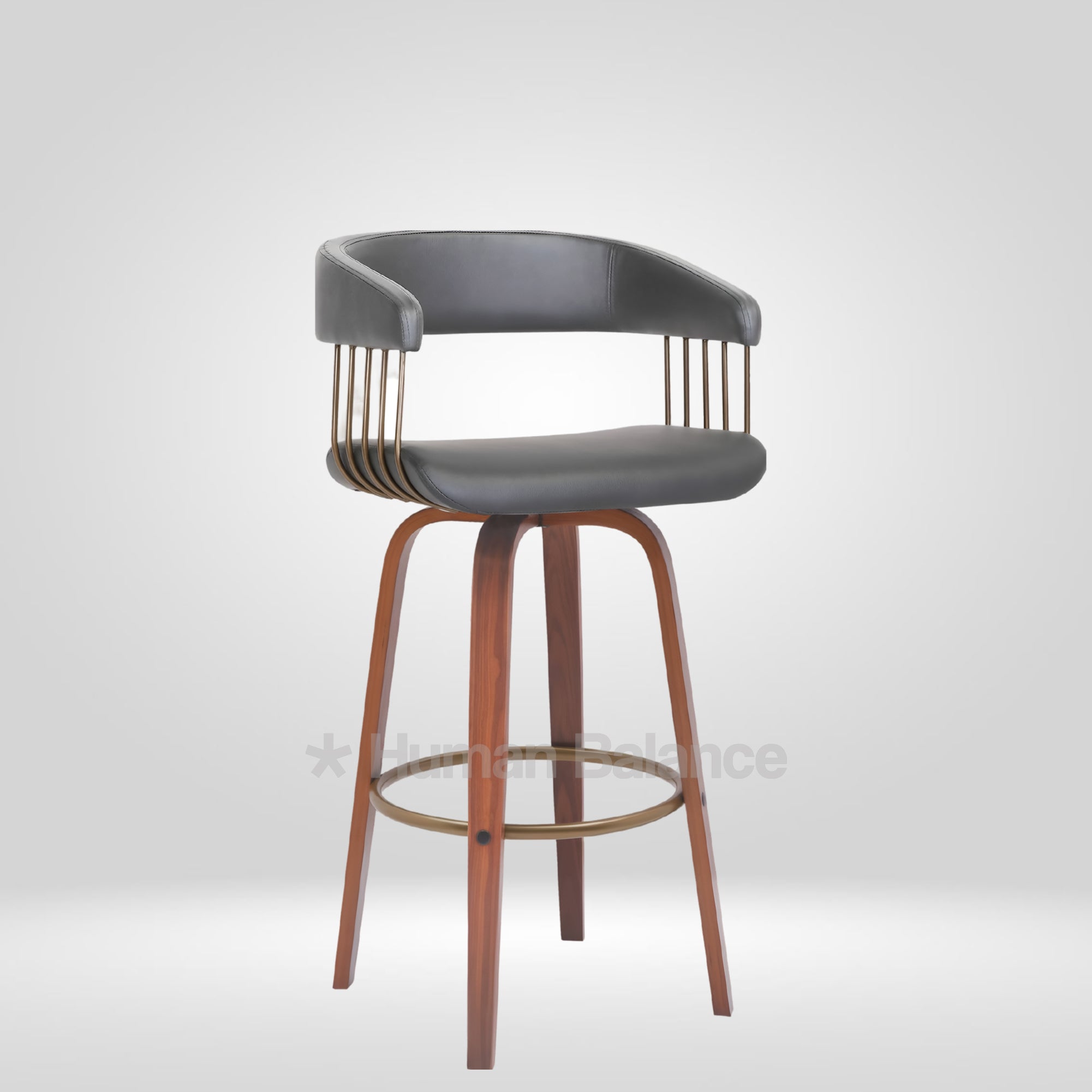 Haustra Bar Stool Grey