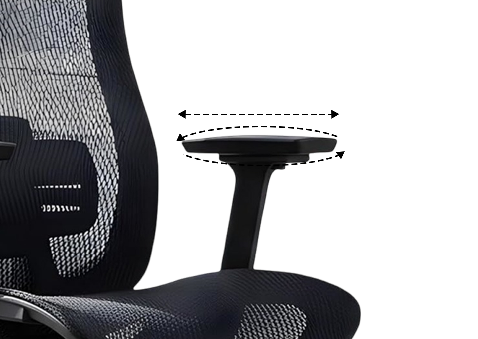 360 Degree Adjustable Armrests