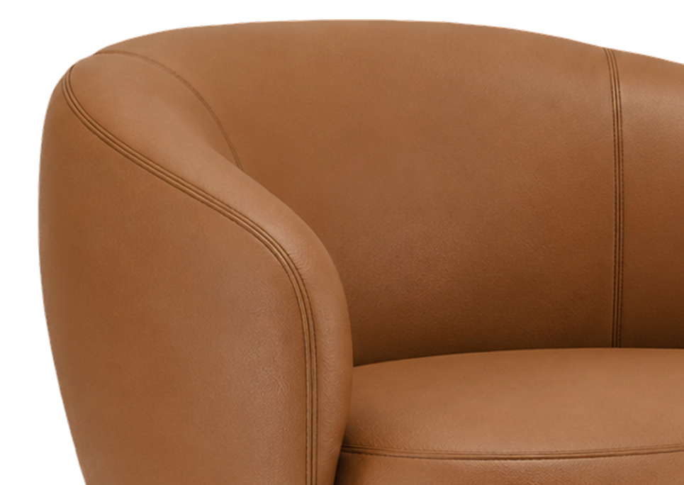 Sloped Armrest Design