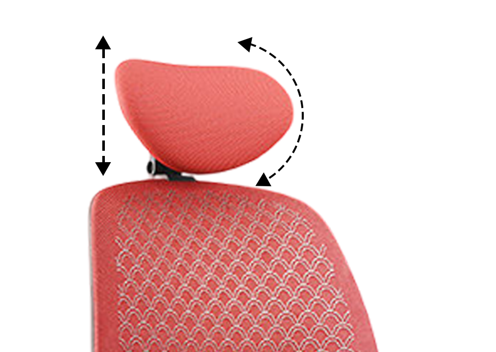 3D Adjustable & Detachable Headrest