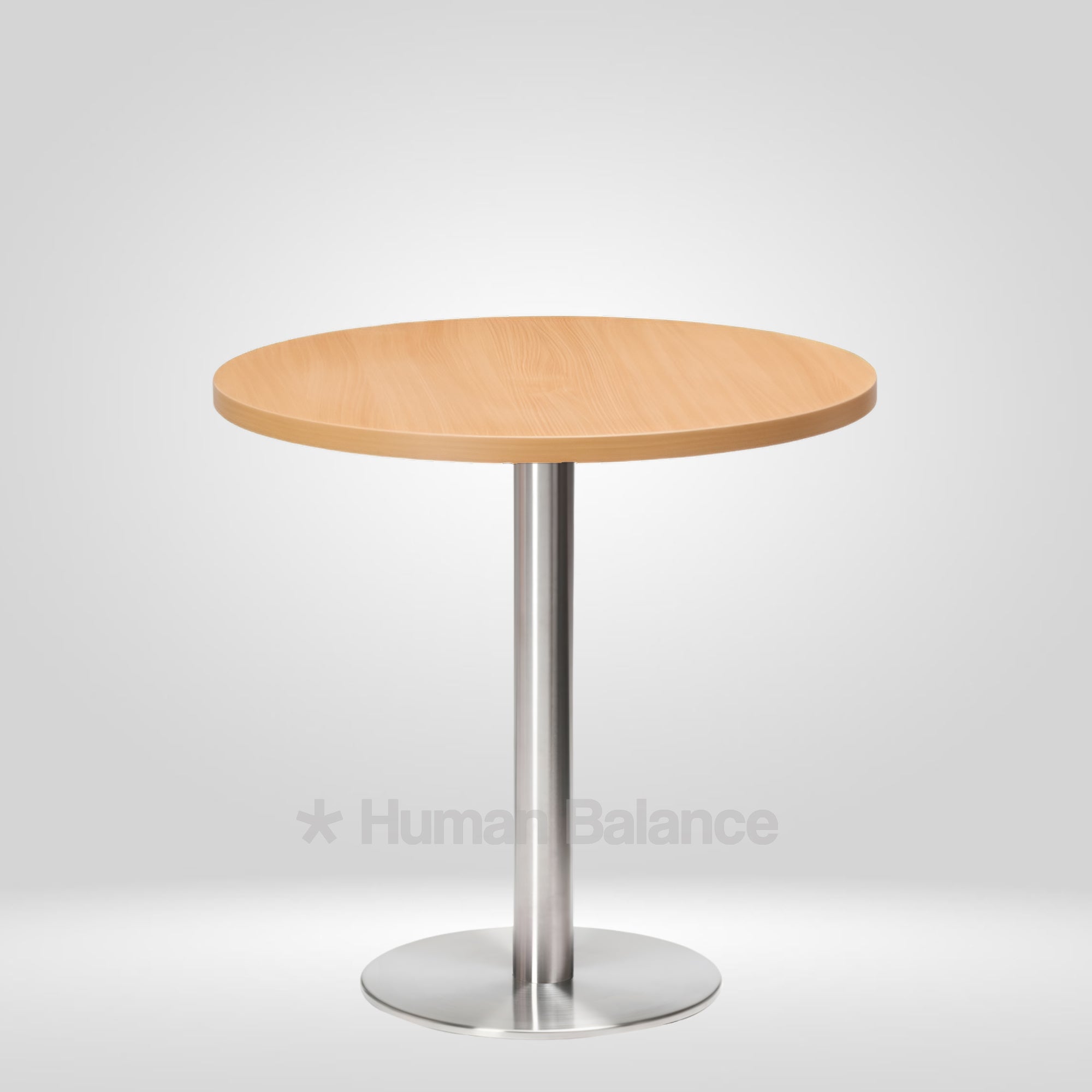 Round Kivra Stainless Steel Sea Beech Foldable Cafe Table