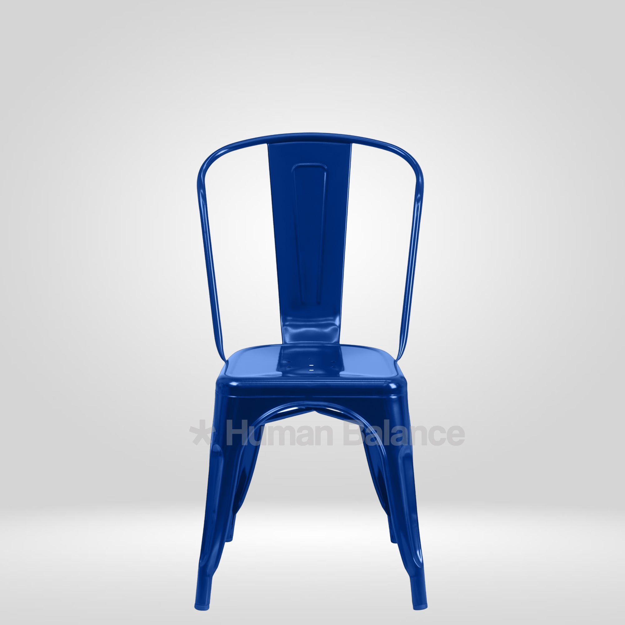 Tolix Replica Cafe Blue ( Pack Of 2 )