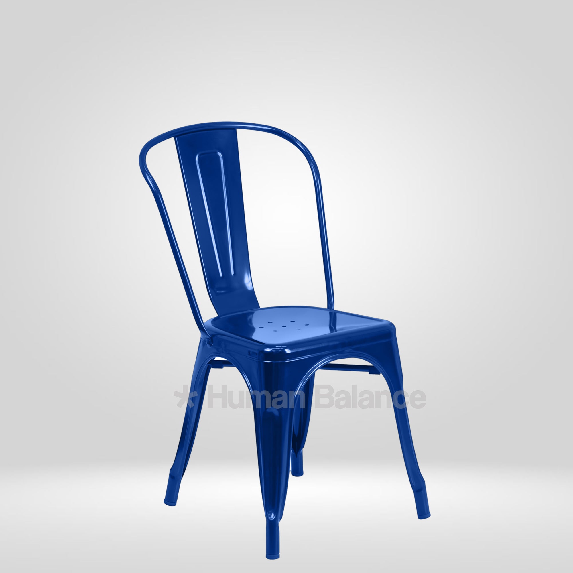 Tolix Replica Cafe Blue ( Pack Of 2 )