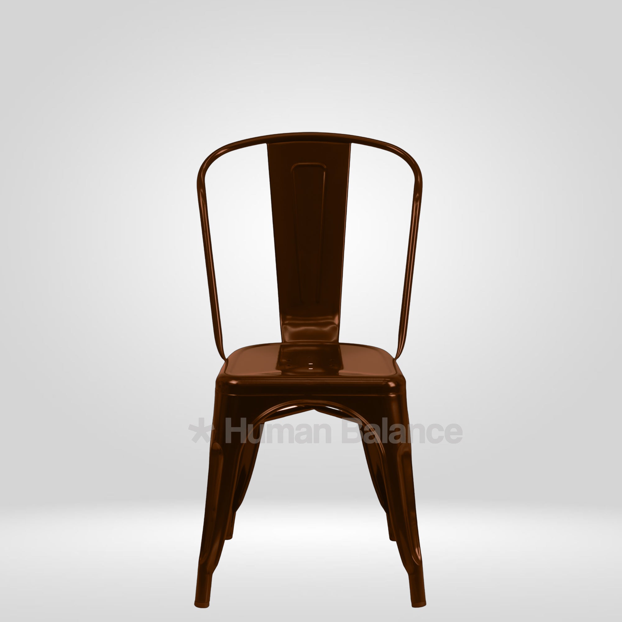Tolix Replica Cafe Brown ( Pack Of 2 )