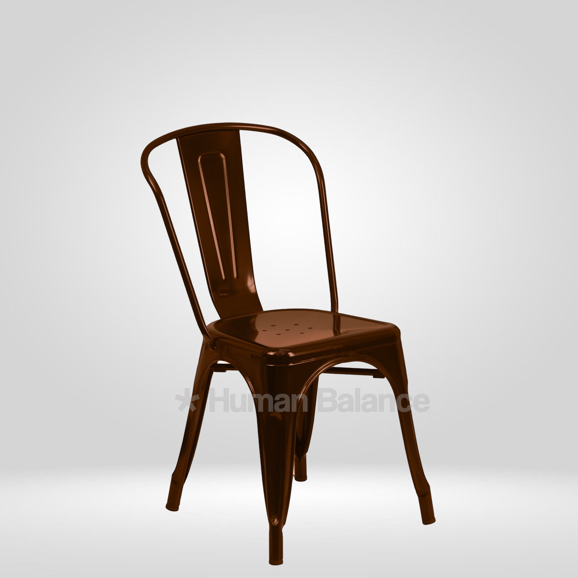 Tolix Replica Cafe Brown ( Pack Of 2 )