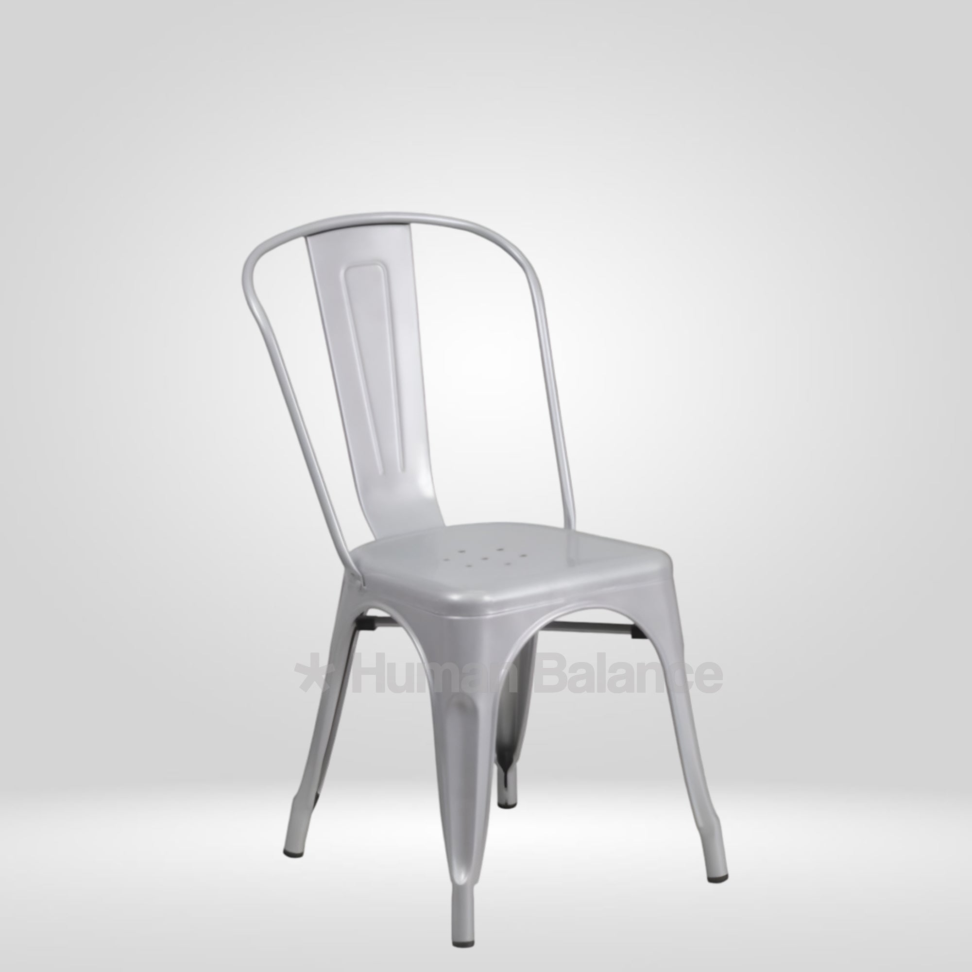 Tolix Replica Cafe Grey ( Pack Of 2 )