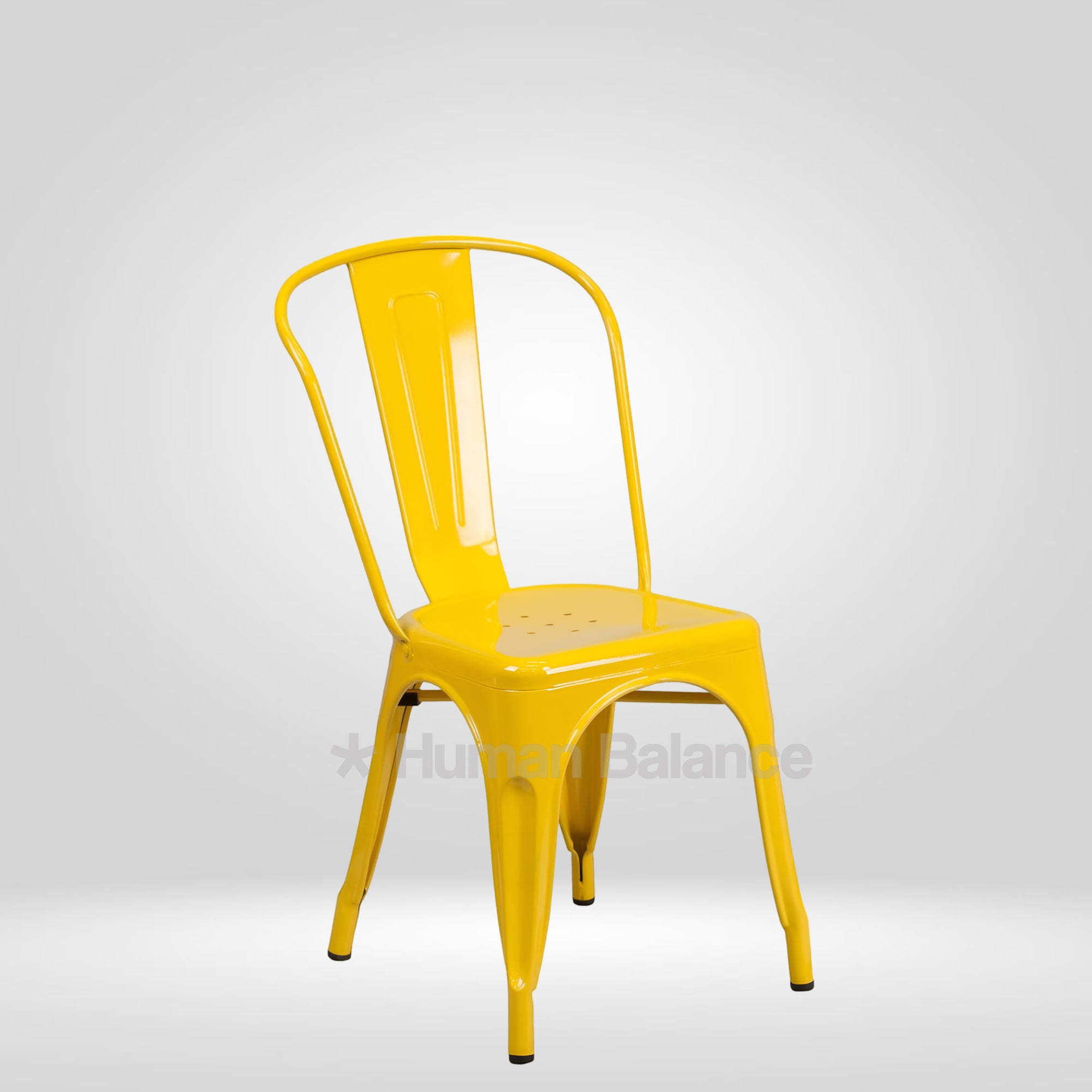 Tolix Replica Cafe Yellow ( Pack Of 2 )
