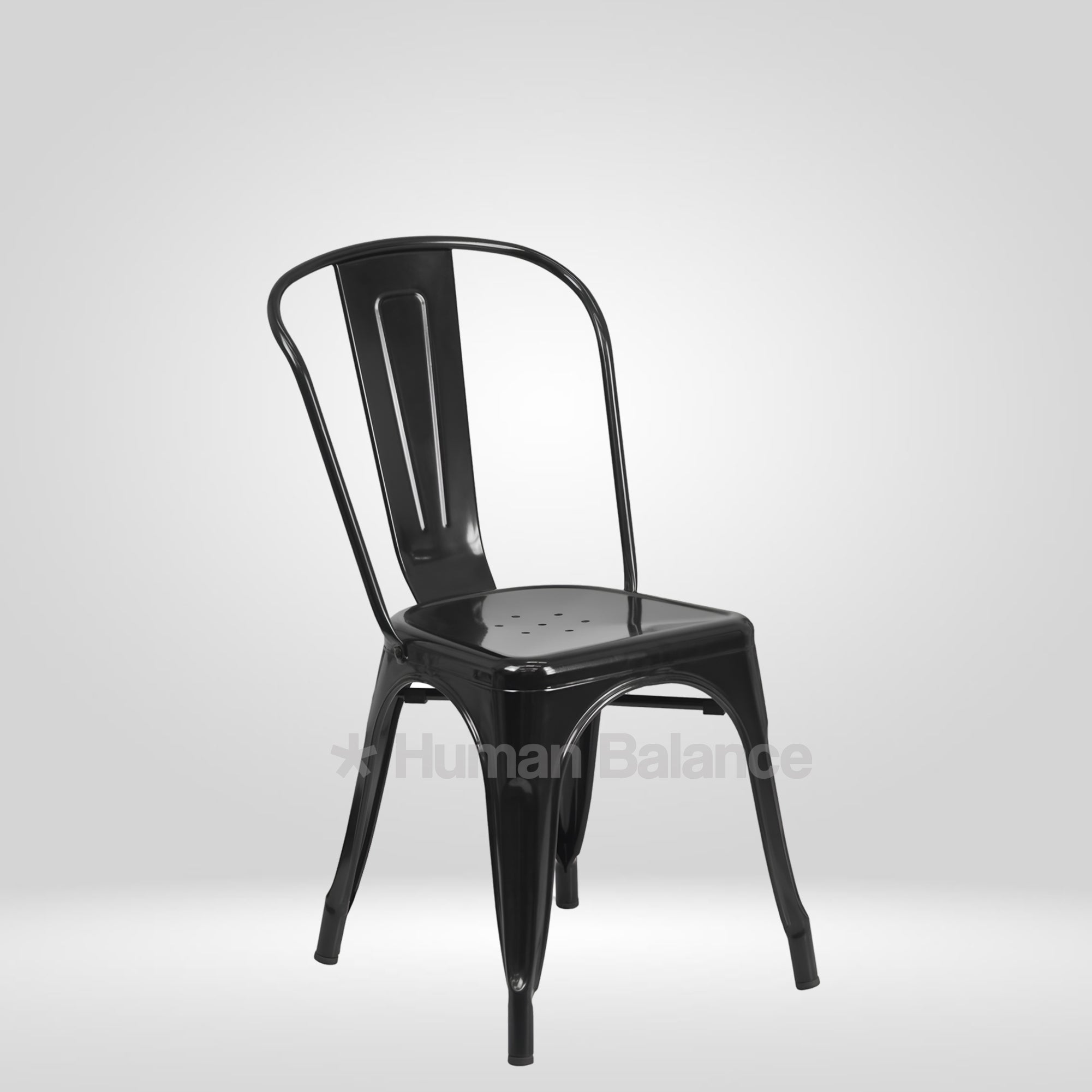 Tolix Replica Cafe Black ( Pack Of 2 )