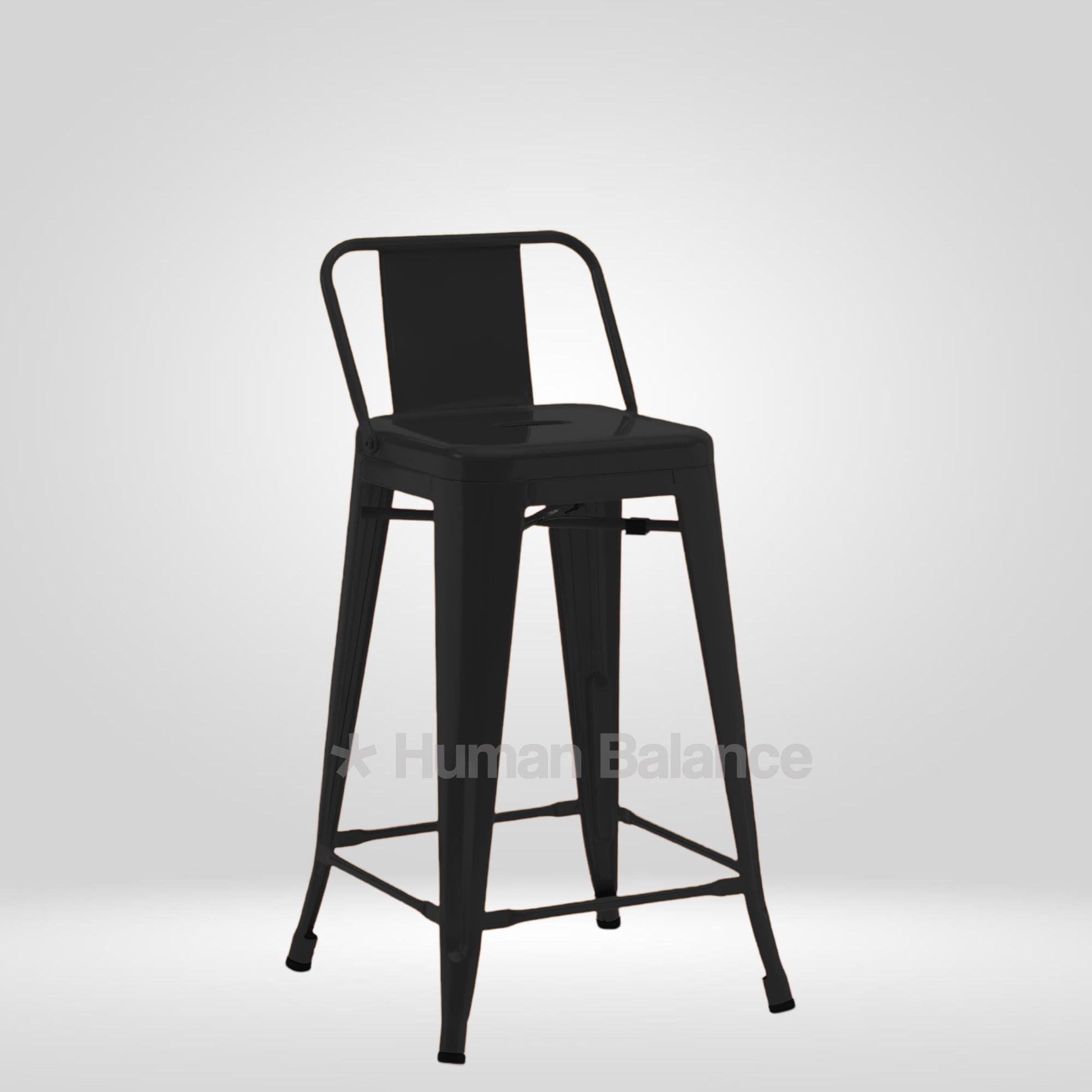 Tolix Replica Bar Stool Black