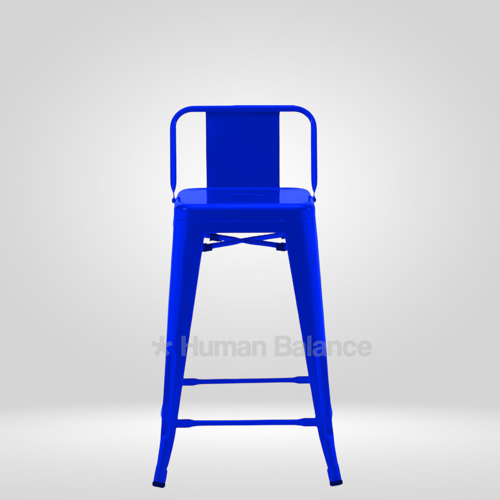 Tolix Replica Bar Stool Blue