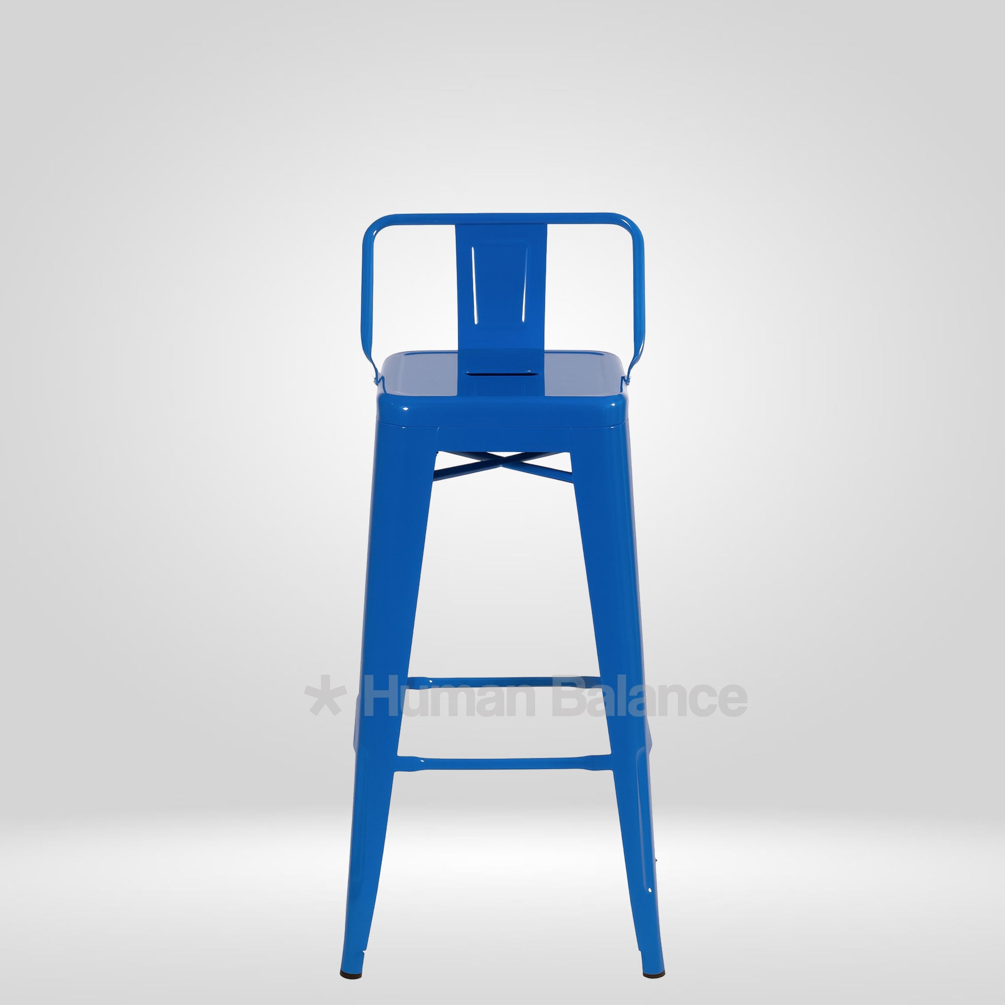 Tolix Replica Bar Stool Blue