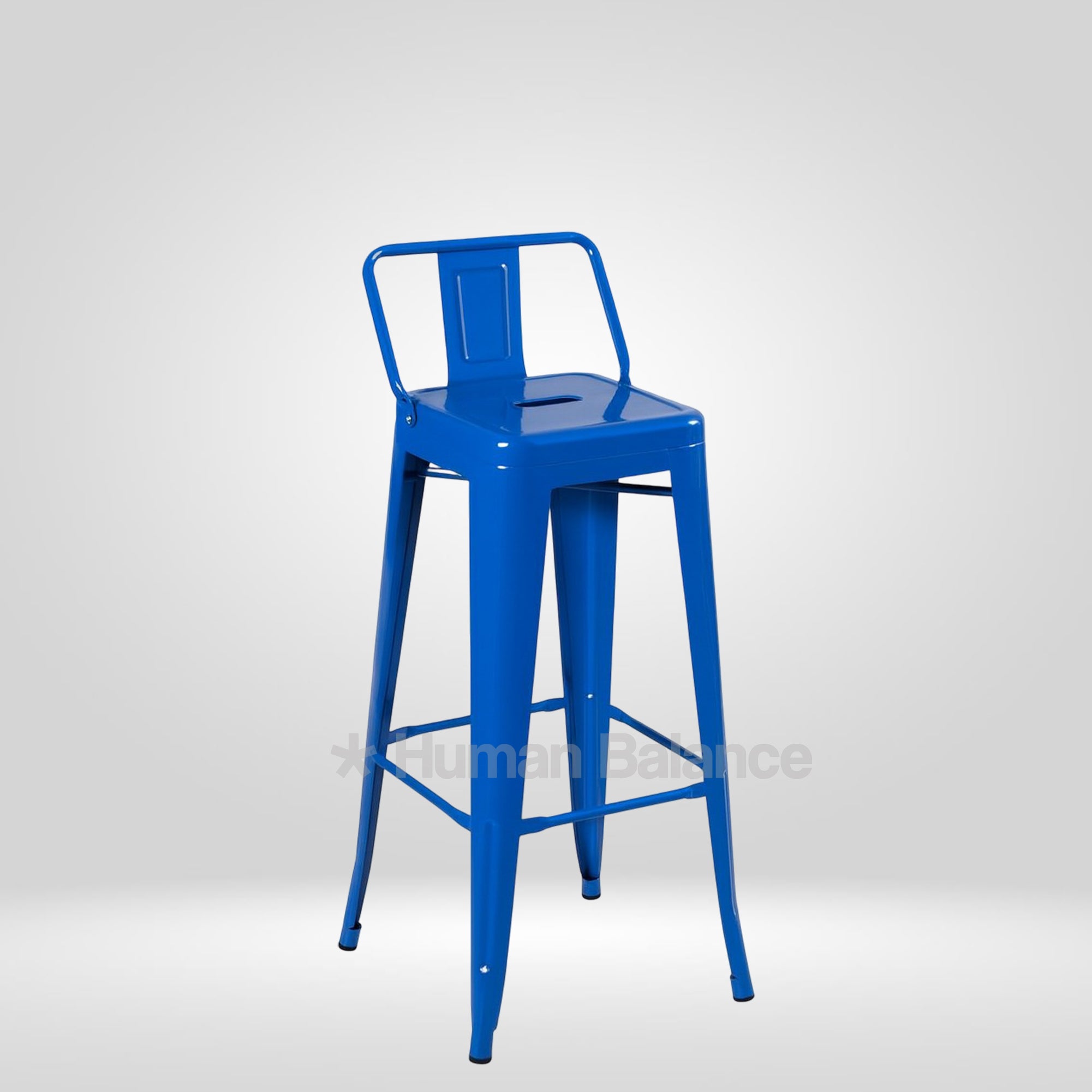 Tolix Replica Bar Stool Blue