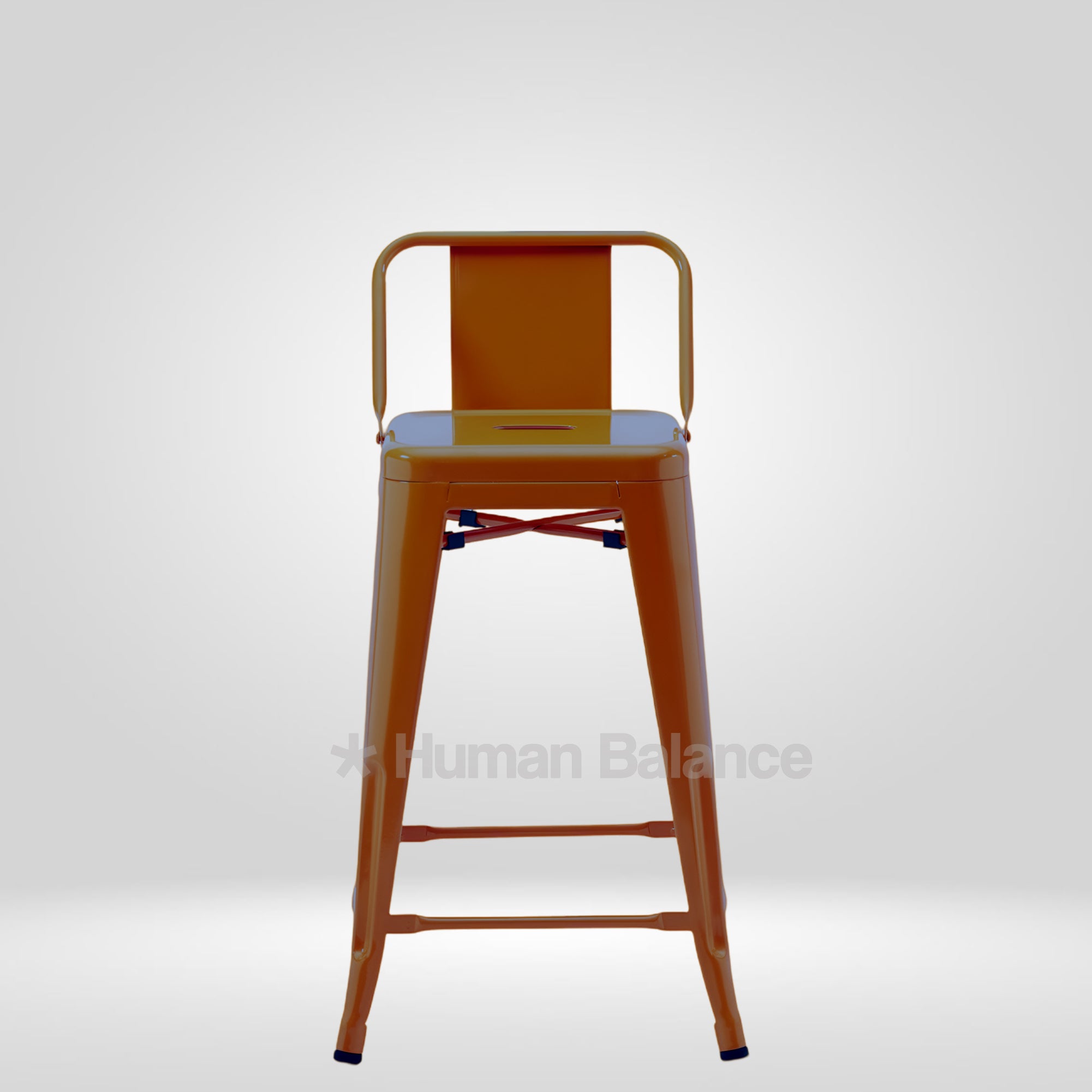 Tolix Replica Bar Stool Brown
