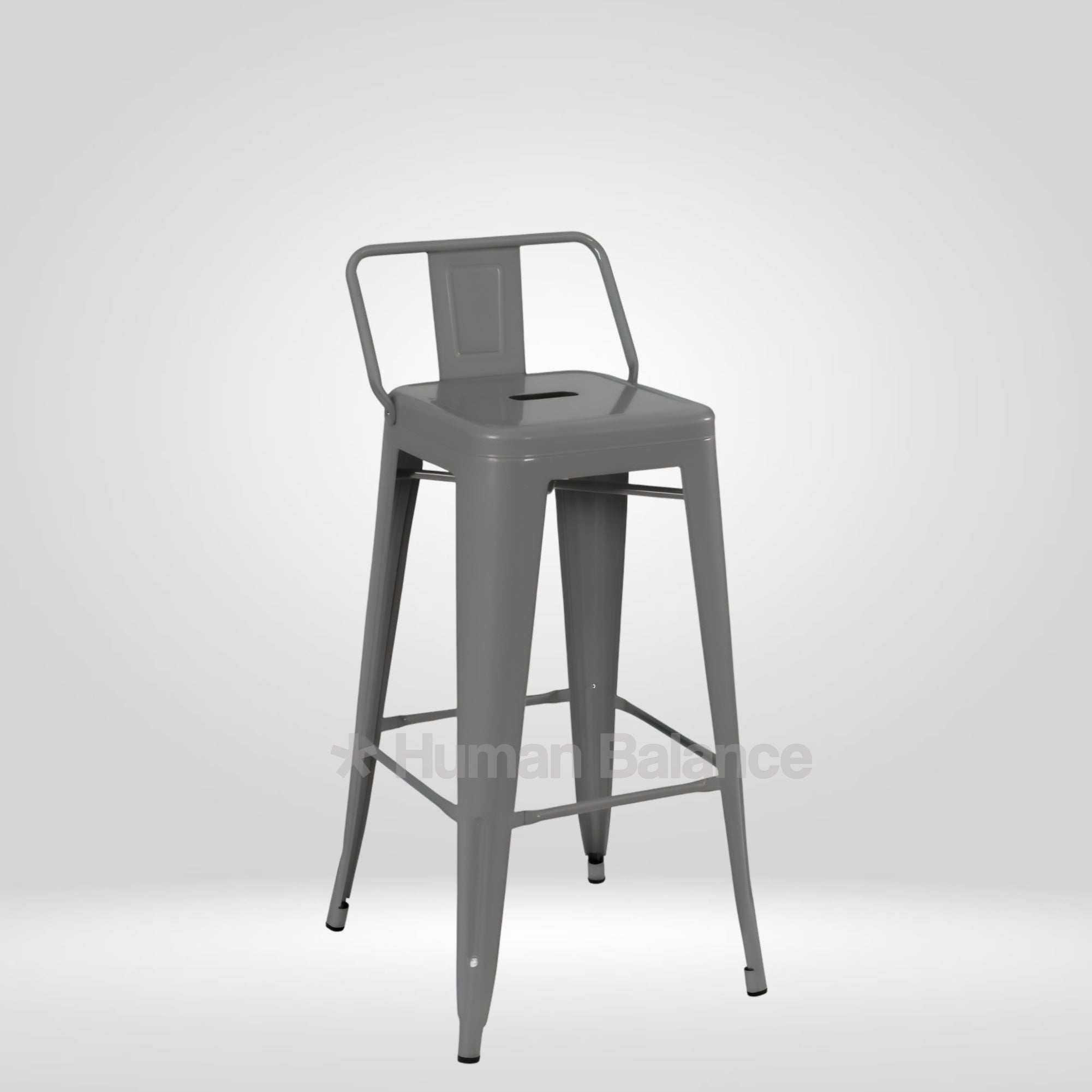 Tolix Replica Bar Stool grey
