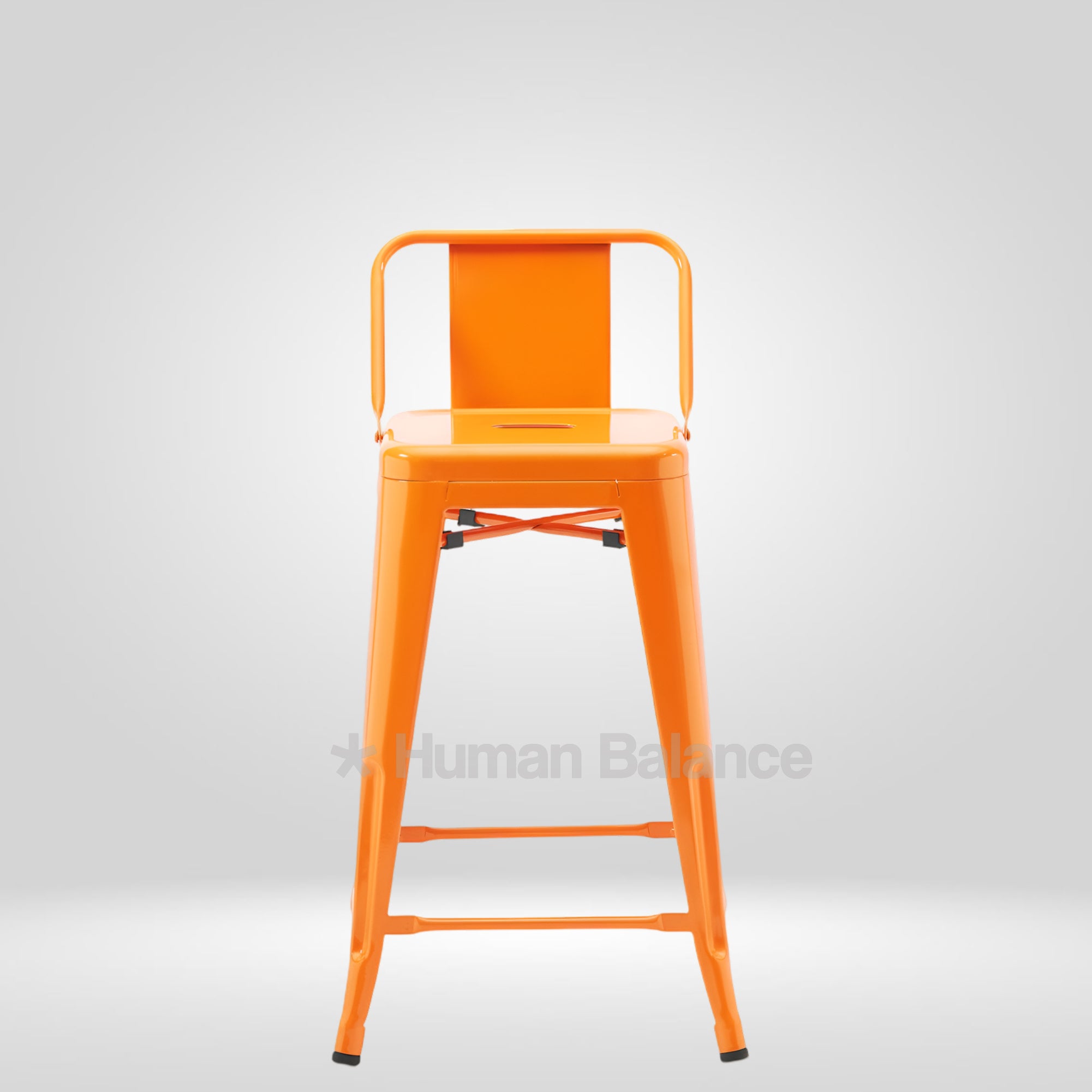 Tolix Replica Bar Stool Orange