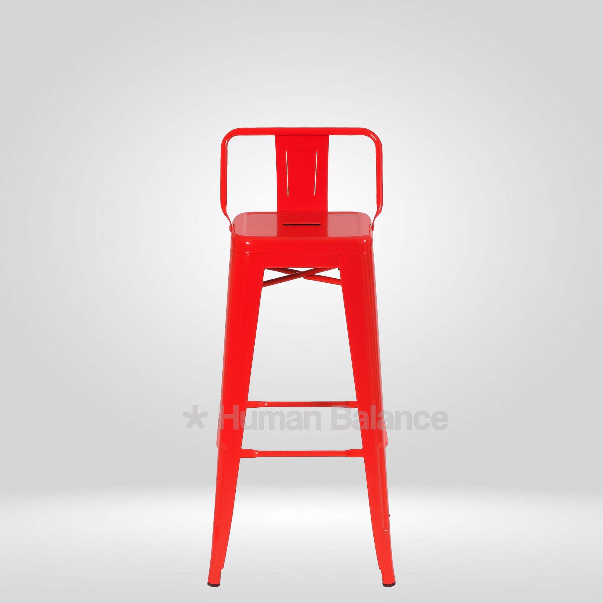 Tolix Replica Bar Stool Red