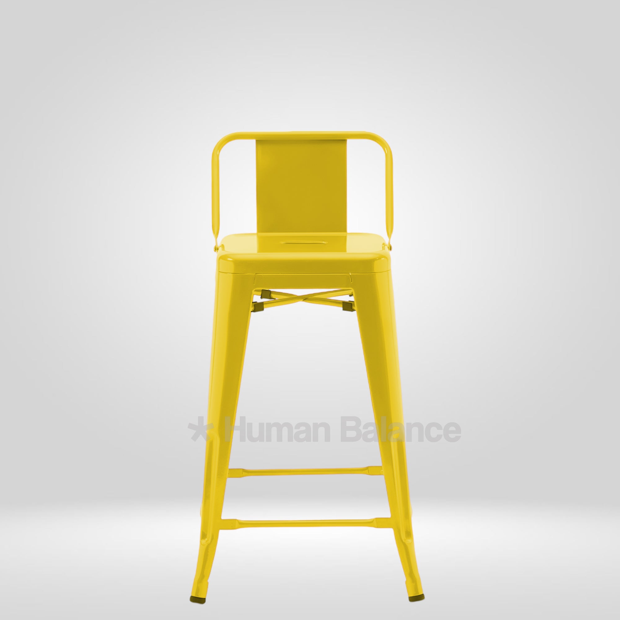 Tolix Replica Bar Stool Yellow