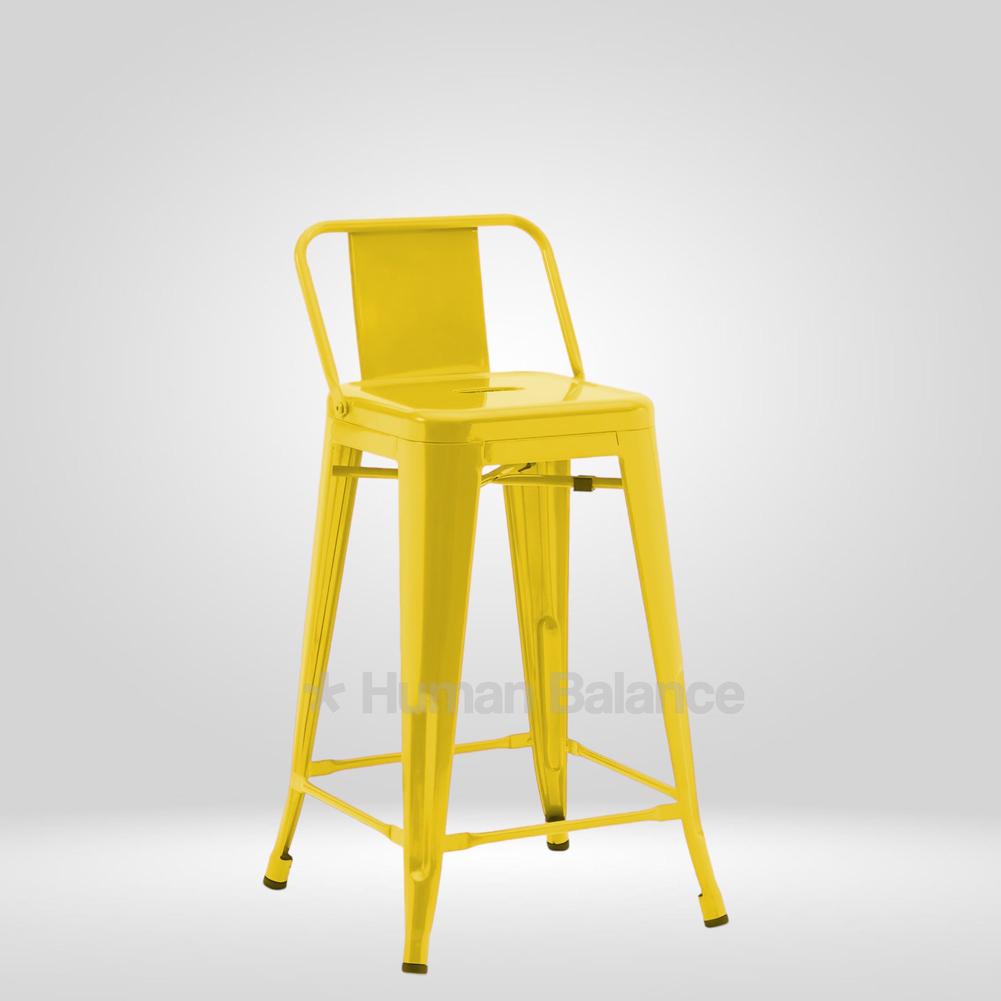 Tolix Replica Bar Stool Yellow