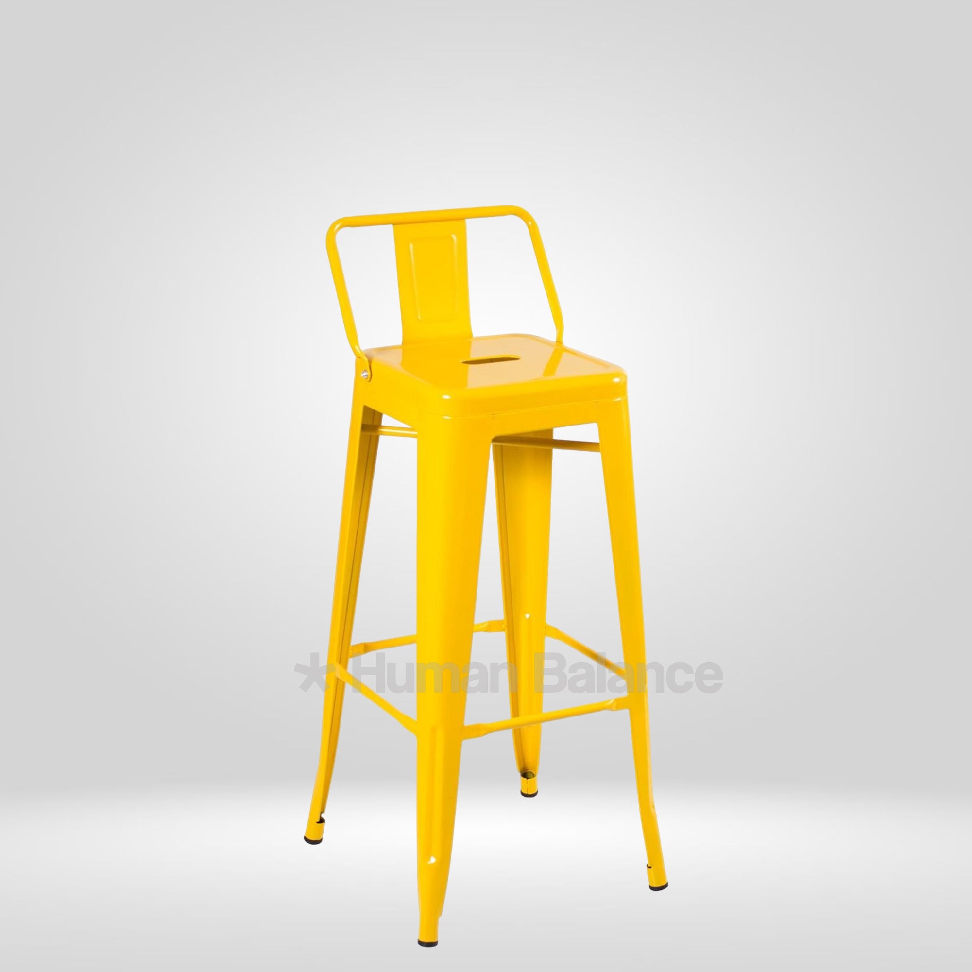 Tolix Replica Bar Stool Yellow