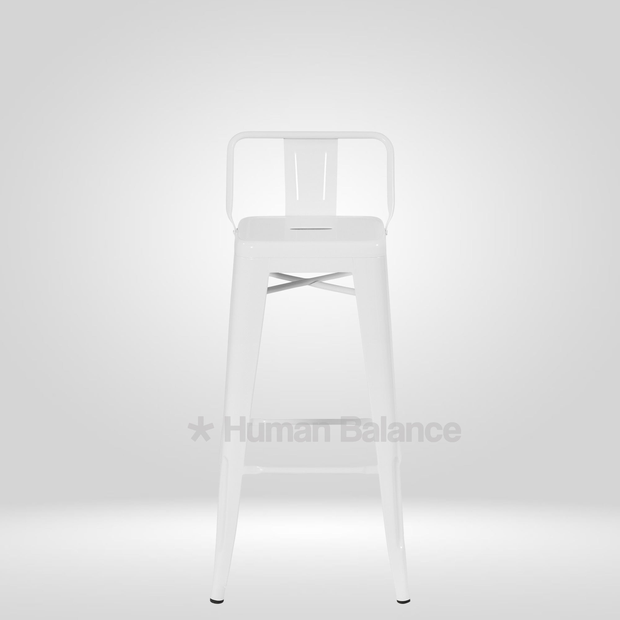 Tolix Replica Bar Stool White