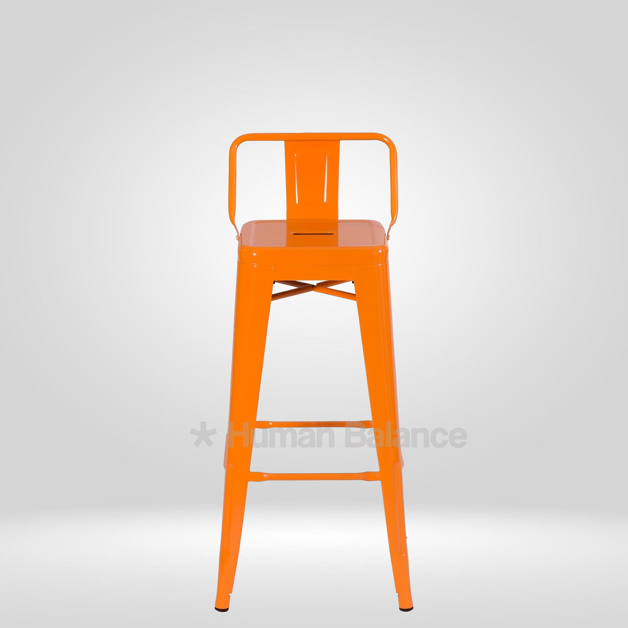 Tolix Replica Bar Stool Orange