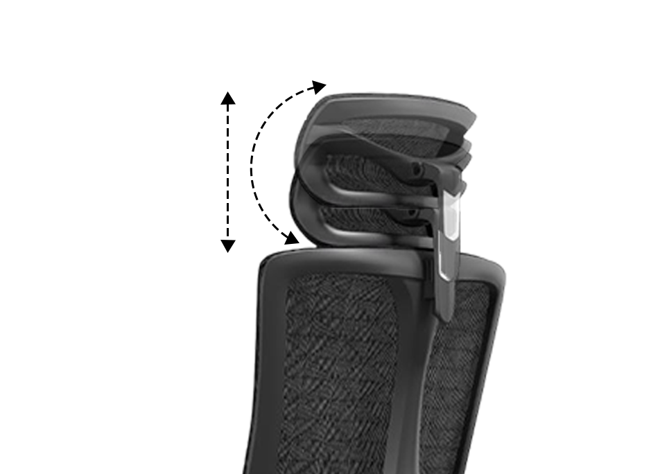 Four Way Adjustable Headrest 