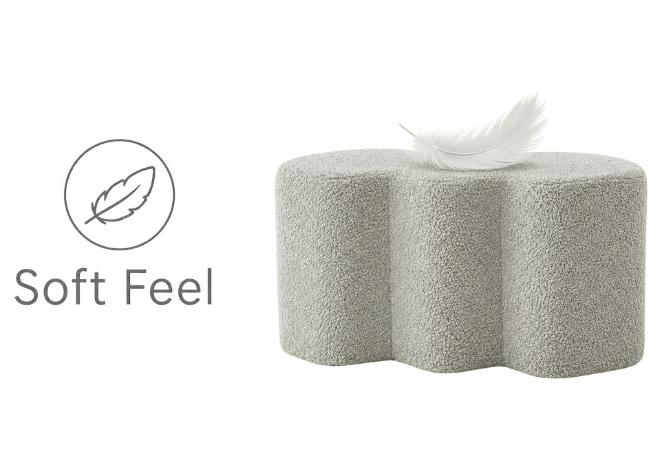 Feather Soft Fabric Upholstery