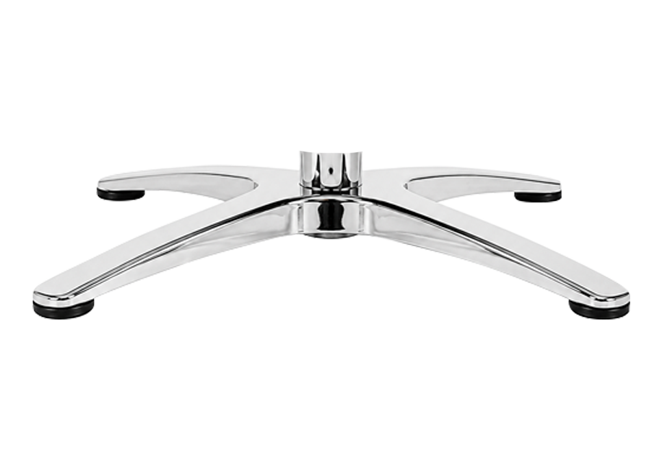 Four Prong Chrome Metal Base