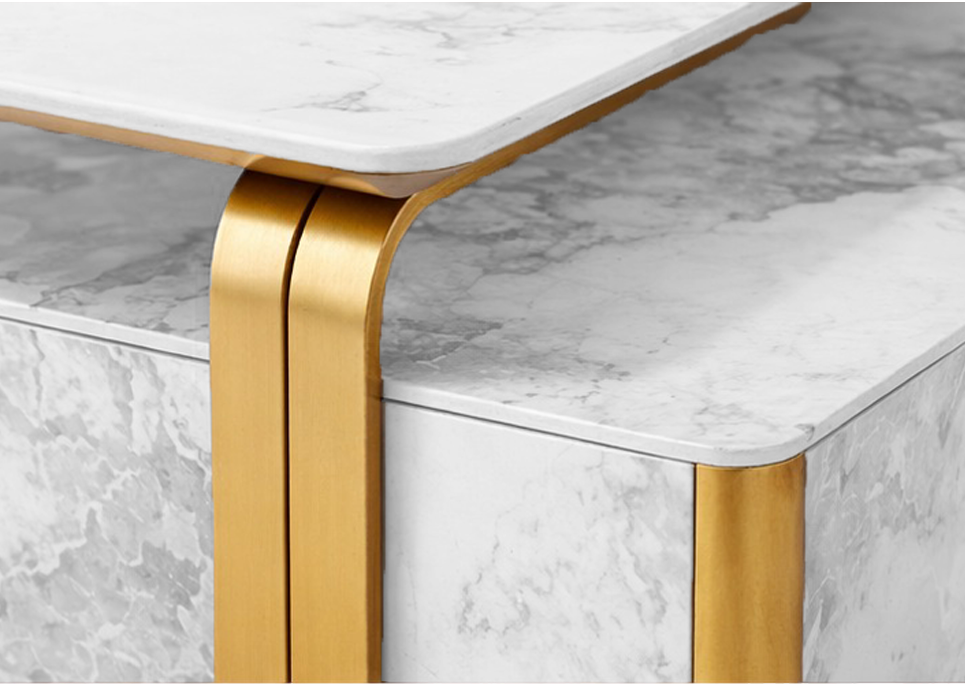 Brushed Gold Finished Frame