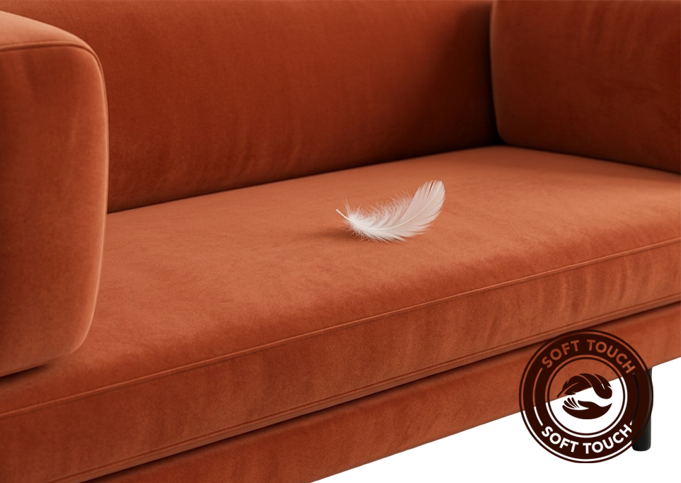 Feather Soft Fabric Upholstery