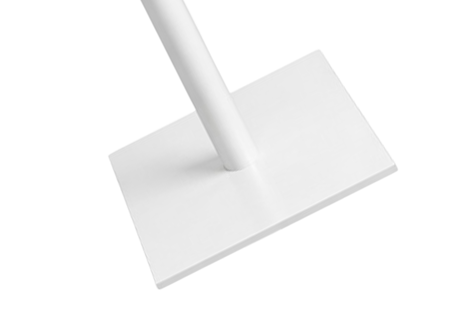 Quadrate Flat Pedestal Base