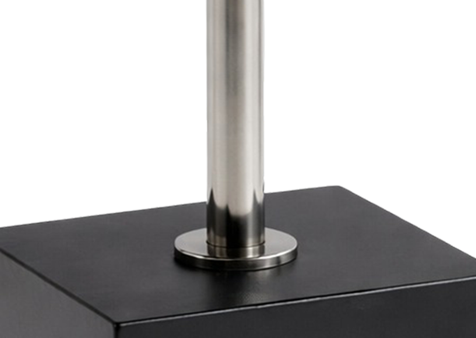 Solid Metal Central Column