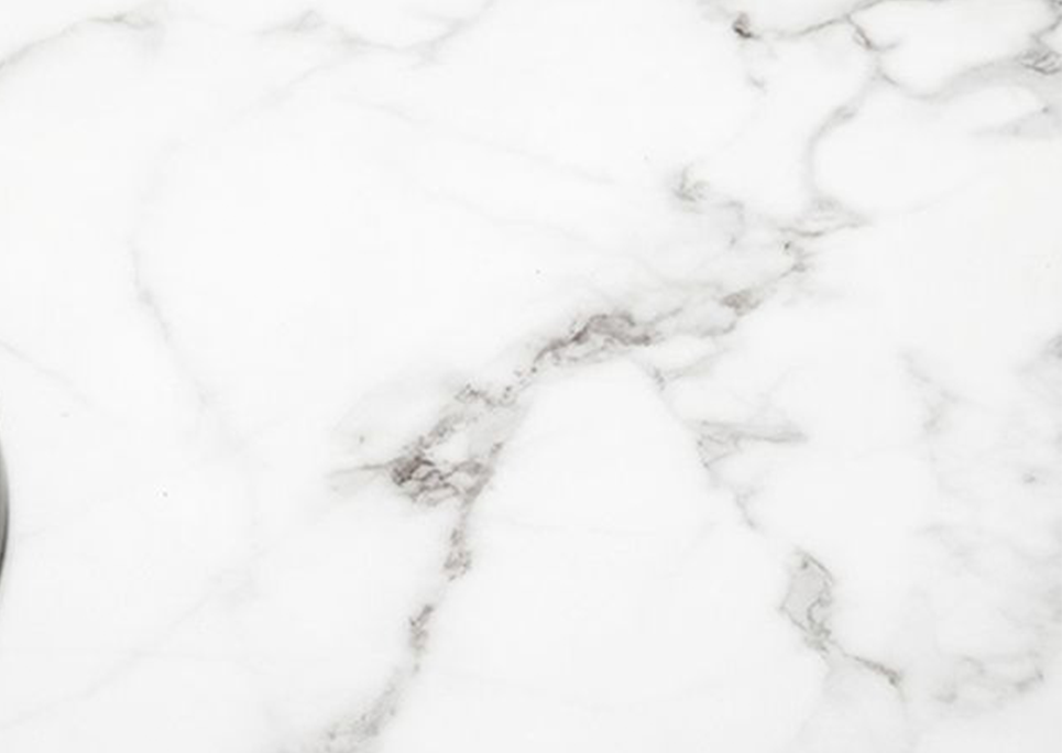 White Faux Marble Surface