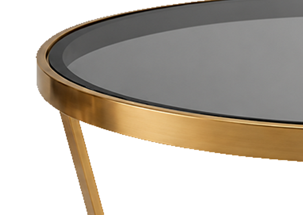 Clean Circular Gold Profile