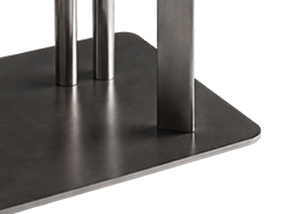 Rectangular Flat Pedestal Base