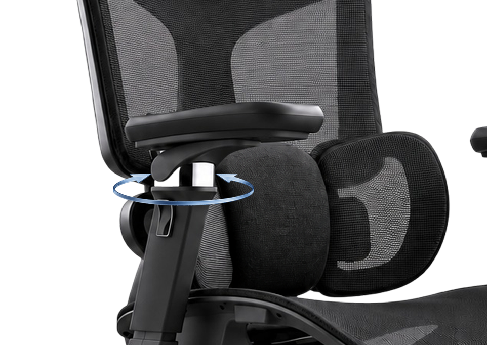 360° Pivoting Armrests