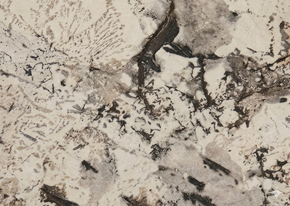 Beige Faux Marble Surface