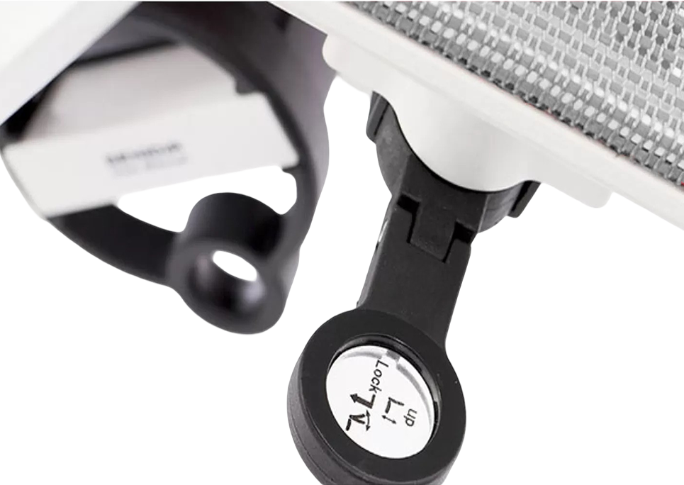 Single Finger Recline Adjustment Dial