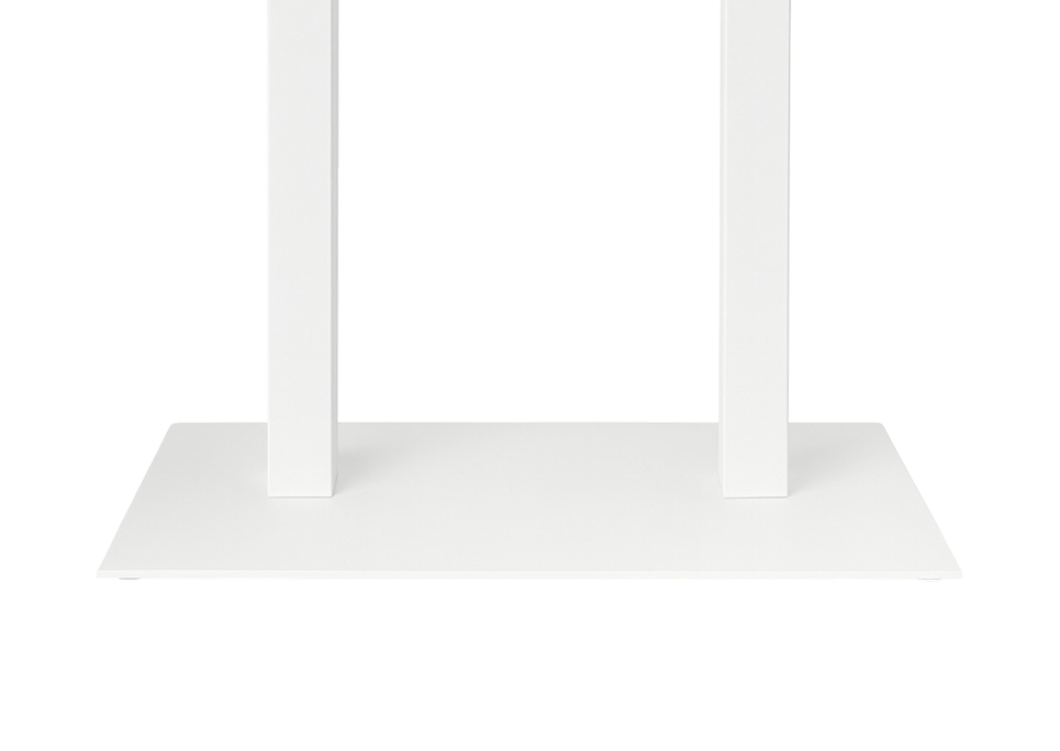 Rectangular Flat Pedestal Base