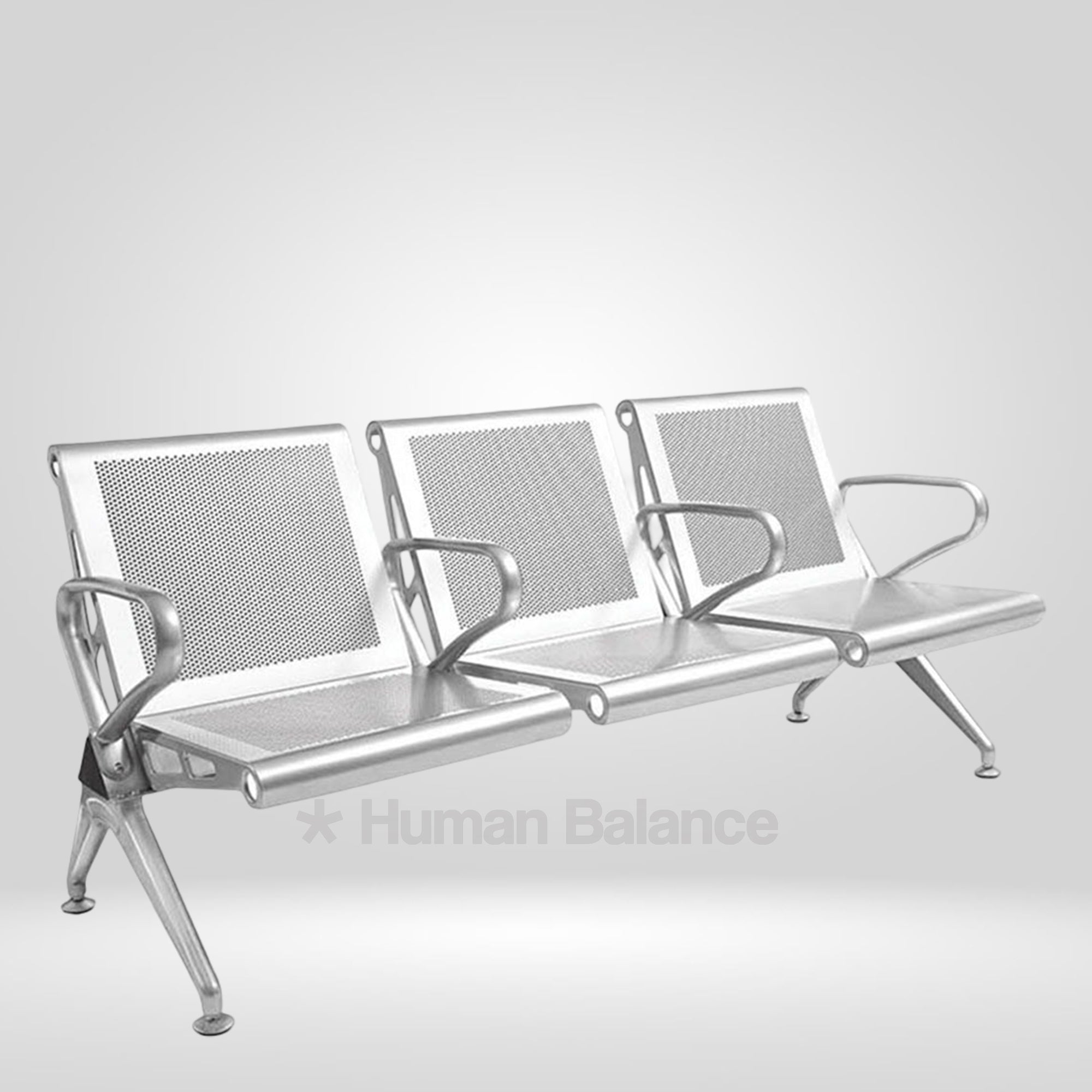 Metalon 3 Seater Waiting Bench