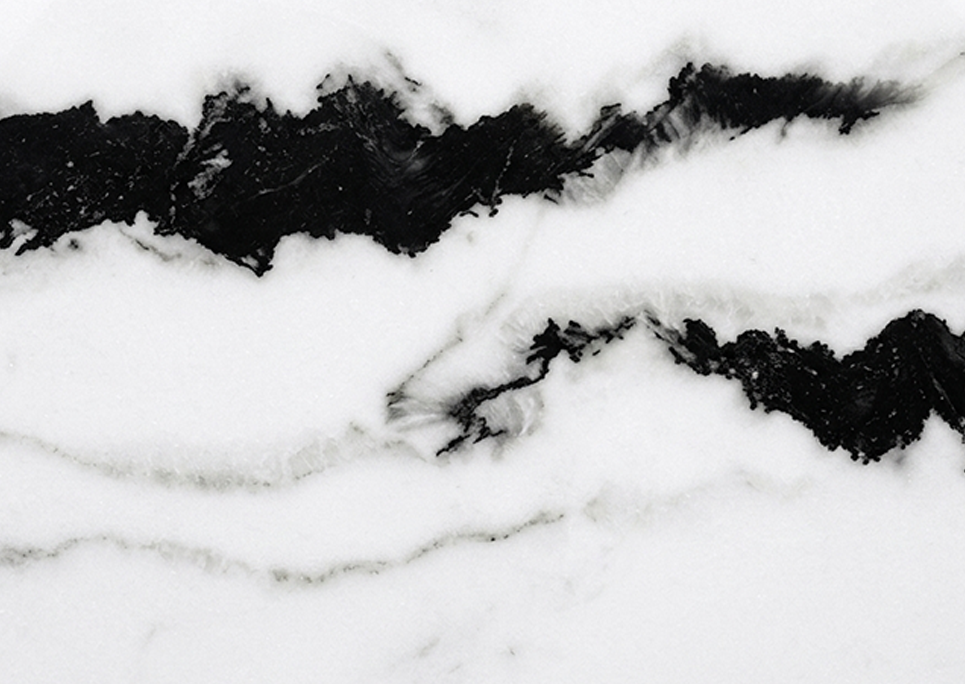 Black & White Faux Marble 