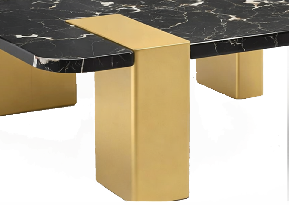 Block Brass Leg Structure